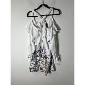 W by Worth Long Sleeve Floral Dress Sz 4